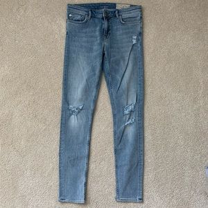 All Saints Skinny 607 Vintage Light Wash Jeans Size 4